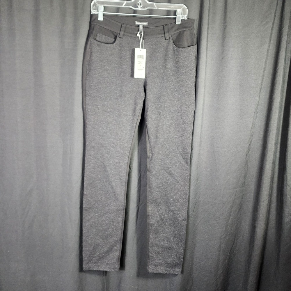 NWT EILEEN FISHER Skinny Jean Pant Size 6 Char Grey sophisticated luxury chic